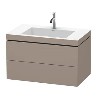 Тумба под раковину, Duravit, L-Cube, шгв 800*480*500, раковина-в комплекте, цвет-базальт матовый