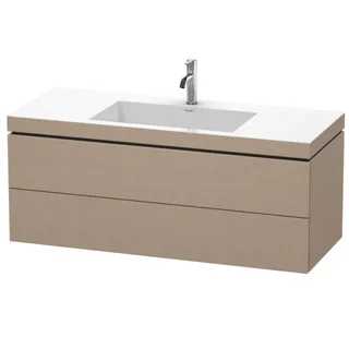 Тумба под раковину, Duravit, L-Cube, шгв 1200*480*500, раковина-в комплекте, цвет-лен