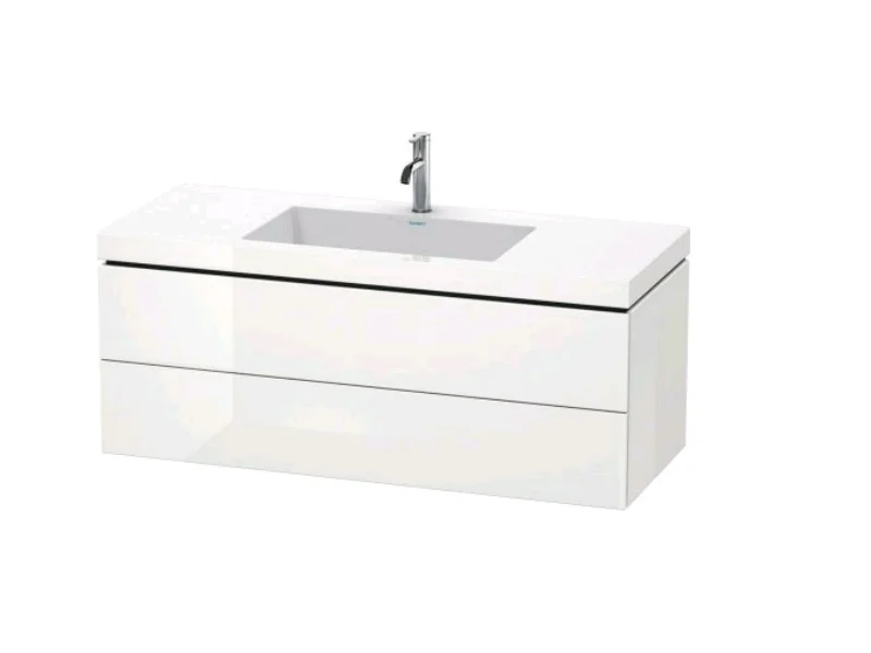 Тумба под раковину, Duravit, L-Cube, шг 1200*480, раковина-в комплекте, цвет-орех натуральный