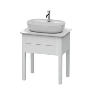 Тумба для консоли, Duravit, Luv, шгв 688*450*743, раковина-необходимо заказать, цвет- белый шелковисто-матовый