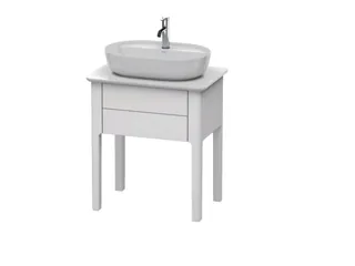Тумба для консоли, Duravit, Luv, шгв 688*450*743, раковина-необходимо заказать, цвет-скандинавский белый шелковисто-матовый