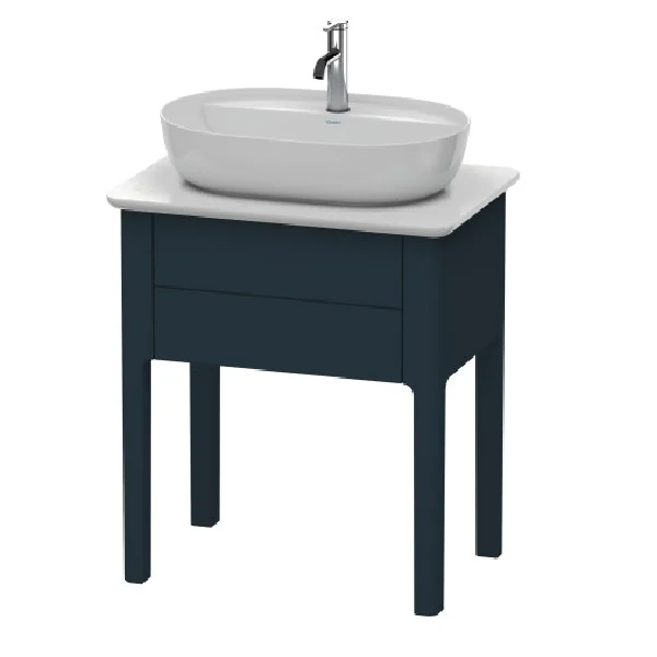 Тумба для консоли, Duravit, Luv, шгв 688*450*743, раковина-необходимо заказать, цвет-темно-синий шелковисто-матовый