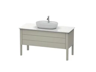 Тумба для консоли, Duravit, Luv, шгв 1338*570*743, раковина-необходимо заказать, цвет-серо-коричневый шелковисто-матовый