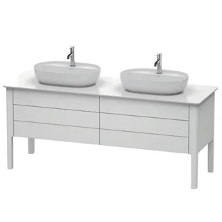 Тумба под раковину, Duravit, Luv, шгв 1733*570*743, раковина-необходимо заказать, цвет-белый шелковисто-матовый