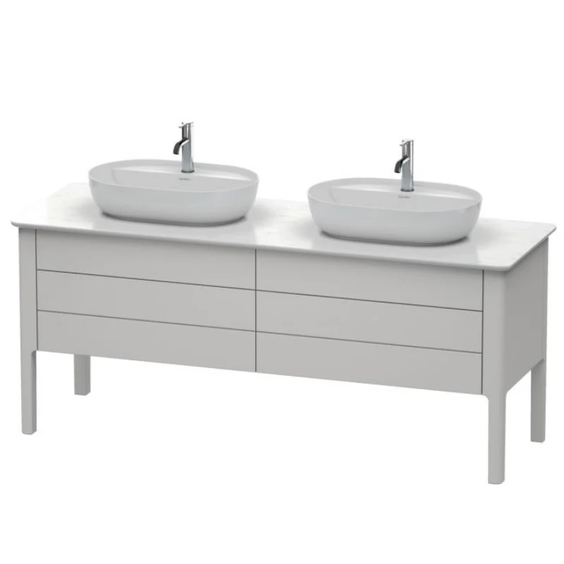 Тумба под раковину, Duravit, Luv, шгв 1733*570*743, раковина-необходимо заказать, цвет-скандинавский белый шелковисто-матовый