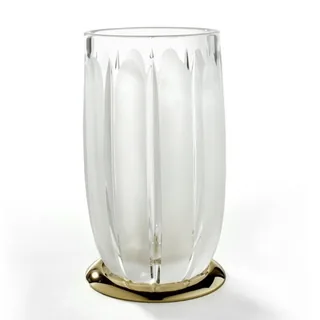 Стакан, 3SC, Montblanc Crystal, шгв 75*75*145, цвет-прозрачный хрустал/Polished Brass