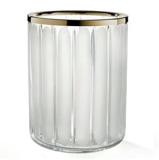 Урна, 3SC, Montblanc Crystal, без крышки, шгв 200*200*280, цвет-хрусталь прозрачный/Polished Brass — иконка