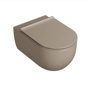 Унитаз, Globo, MODE, подвесной, шгв 340*530*330, CERASLIDE, BATAFORM, цвет-Castagno