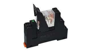 Реле промежуточное на DIN-рейку, 12V DC в сборе — иконка