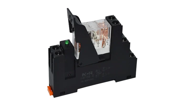 Реле промежуточное на DIN-рейку, 12V DC в сборе