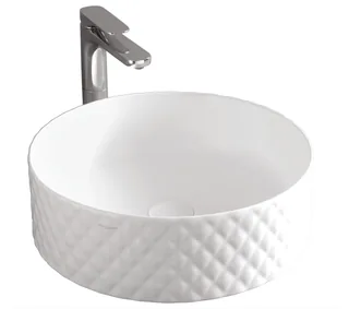 Раковина, Artceram, Rombo, шгв 440*440*145, отверстия для смесителя-отсутствуют, цвет-Glossy White (Товар заказной, возврату не подлежит)