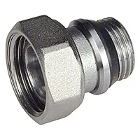 Отвод 3/8", с уплотнительным кольцом и накидной гайкой — иконка