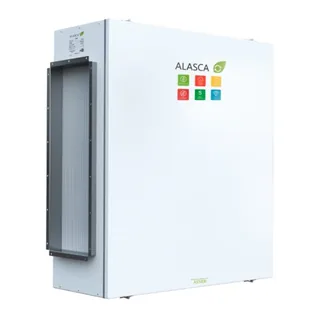 P2000ECW Pro, Вентиляционная установка Alasca P приточная + смес. узел, заслонки, датчики