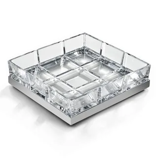 Мыльница, 3SC, Palace Crystal, шгв 120*110*30, цвет-прозрачный хрусталь/хром — иконка