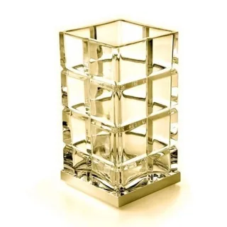Стакан, 3SC, Palace Crystal, шгв 75*75*140, цвет-хрусталь Amber/Polished Gold 24Kt