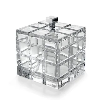 Контейнер универсальный, 3SC, Palace Crystal, с крышкой, шгв 115*110*135, цвет-хрусталь прозрачный/хром