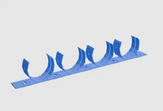 Планка клипс, Flexag PS90x4-B, пластиковая крепежная — иконка