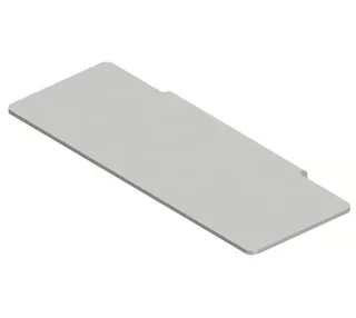 Полка, Quadro design, Eccetera, шгв 235*94*25, цвет-Steel Brushed — иконка