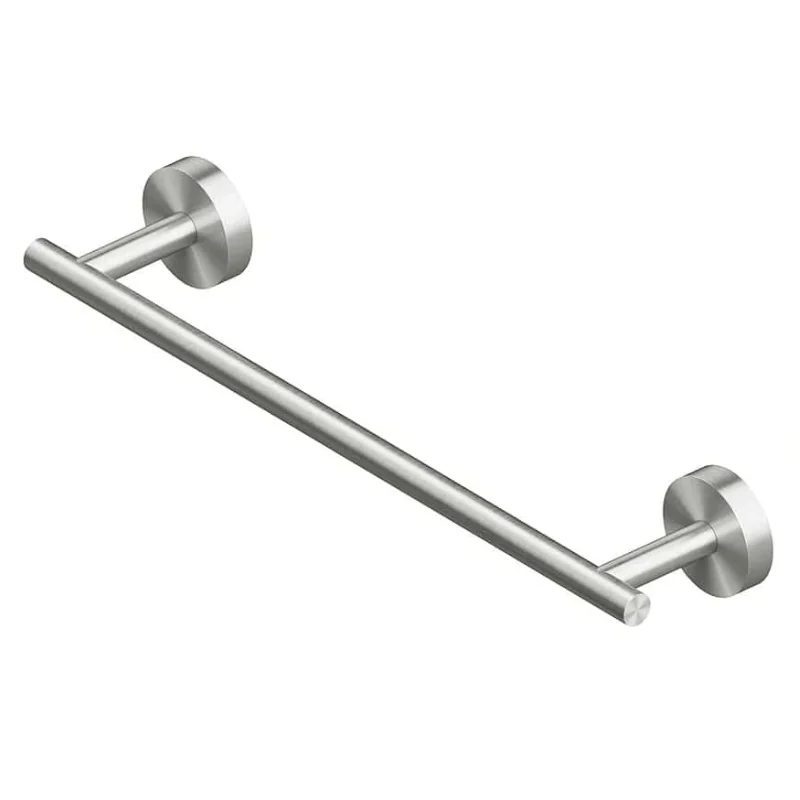 Полотенцедержатель, Quadro design, шгв 303*64*43, цвет-Steel Brushed