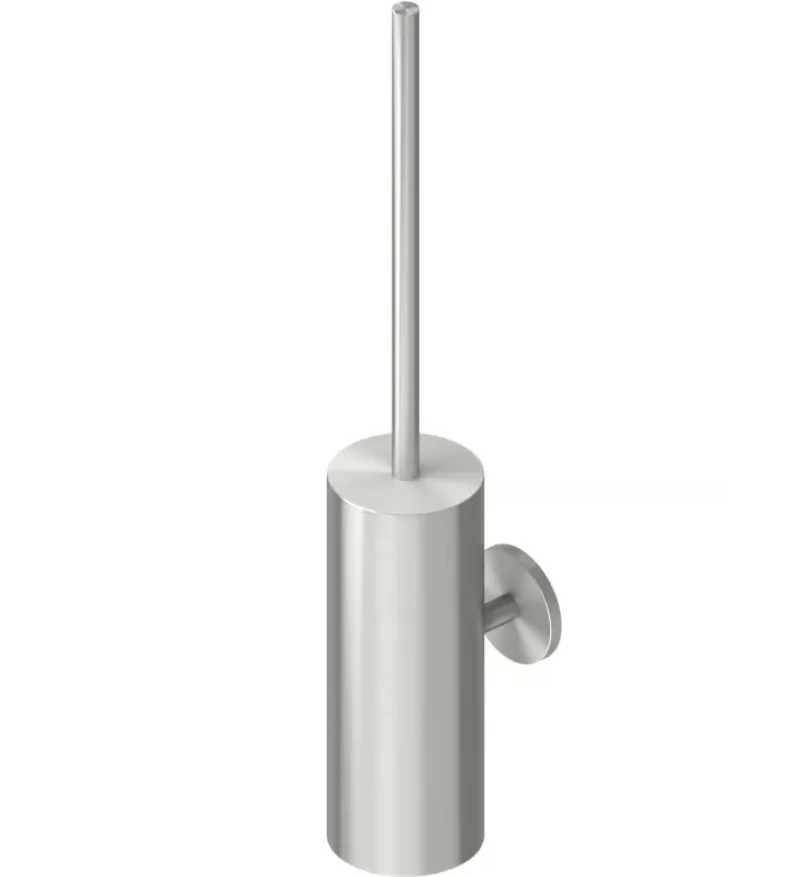Ёршик, Quadro design, A14, шгв 80*118*494, цвет колбы/держателя-Steel Brushed