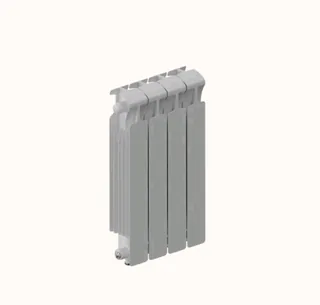 Радиатор, RIFAR, MONOLIT VENTIL, MN-500-04-VR, цвет-Антрацит матовый