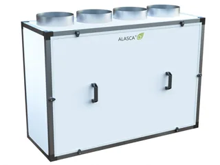 R1000V AC W, Вентиляционная установка Alasca R приточно-вытяжная с энтальпийным пластинчатым рекуператором