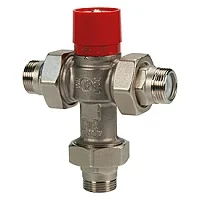 Cмеситель термостатический 1", Kv 2,0, с отводами