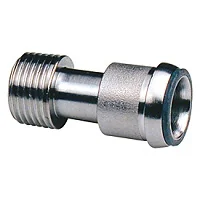Отвод с накидной гайкой 1/2" - 3/8", хромированный