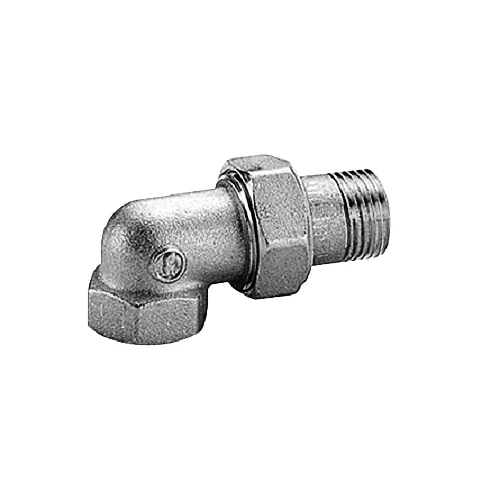 Сгон, угловой, НВ, 3/4", 3/4", латунь, хромированный