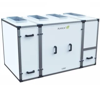 R2000V EC E 1~, Вентиляционная установка Alasca R приточно-вытяжная с энтальпийным пластинчатым рекуператором — иконка