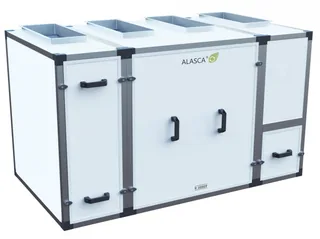 R3000V EC W, Вентиляционная установка Alasca R приточно-вытяжная с энтальпийным пластинчатым рекуператором