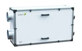 R300H EC W, Вентиляционная установка Alasca R приточно-вытяжная с энтальпийным пластинчатым рекуператором