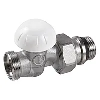 Прямой отсечной клапан 1/2"x16 мм, хромированный — иконка