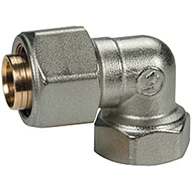 Угольник, 90°, В, 3/4", 16 x 2, латунь, хромированный