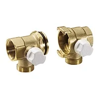 Пара концевых элементов коллектора быстрого монтажа 3/4"x16xDN25