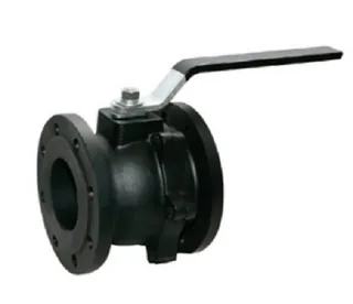 Кран, R740F, DN-20, PN, бар-16, фланцевое соединение, рукоятка рычажная