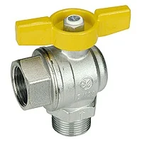 Полнопроходной угловой клапан 1/2" В-Н (стар. арт. R780X003, R780GX003)