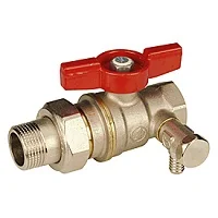 Полнопроходной Клапан 1/2"х1/2" бабочка