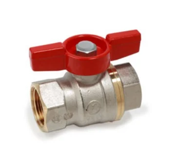 Кран полнопр. DADO 1/4" B-В ручка - бабочка красная