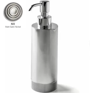 Дозатор для жидкого мыла, 3SC, Ribbon, шгв 65*65*190, цвет-Matt Satin Nickel