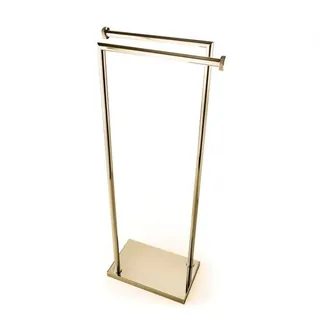 Полотенцедержатель, 3SC, Ribbon, стойка, двойной, шгв 300*180*830, цвет-Matt Gold 24Kt