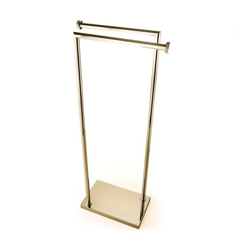 Полотенцедержатель, 3SC, Ribbon, стойка, двойной, шгв 300*180*830, цвет-Matt Gold 24Kt