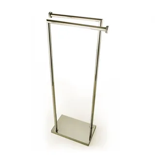 Полотенцедержатель, 3SC, Ribbon, стойка, двойной, шгв 300*180*830, цвет-Matt Satin Brass