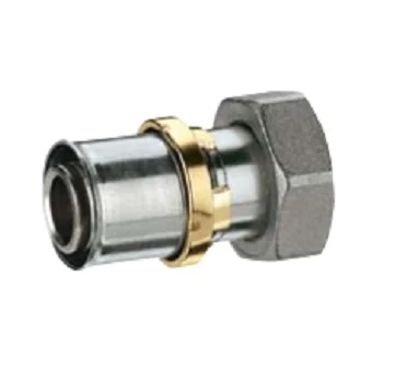 Фитинг-переходник с накидной гайкой евроконус 3/4" Ex(16x2)