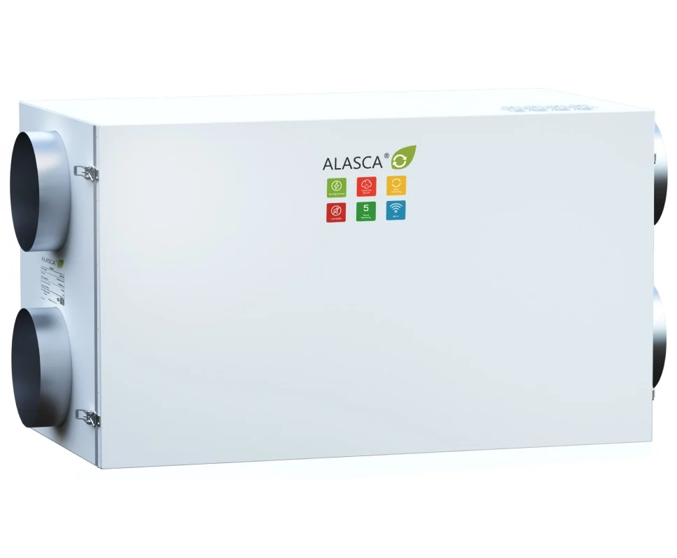 RR1000H EC E 3~, Вентиляционная установка Alasca RR с роторным рекуператором