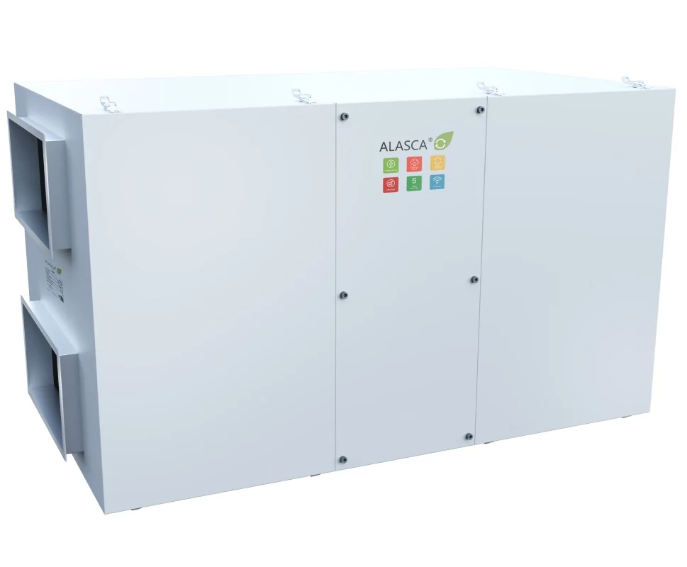 RR2000H EC E 1~, Вентиляционная установка Alasca RR с роторным рекуператором