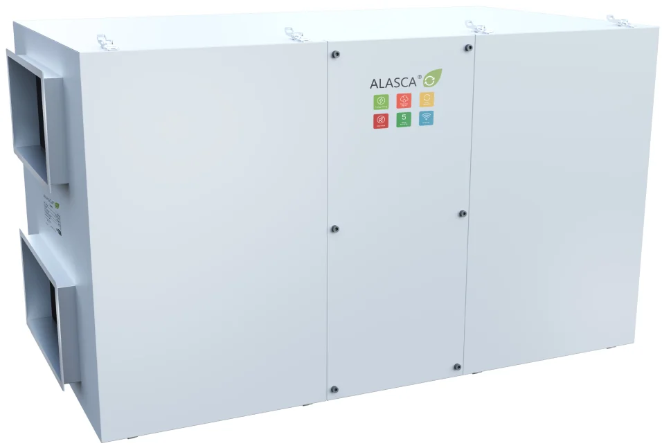 RR3000H EC W, Вентиляционная установка Alasca RR с роторным рекуператором