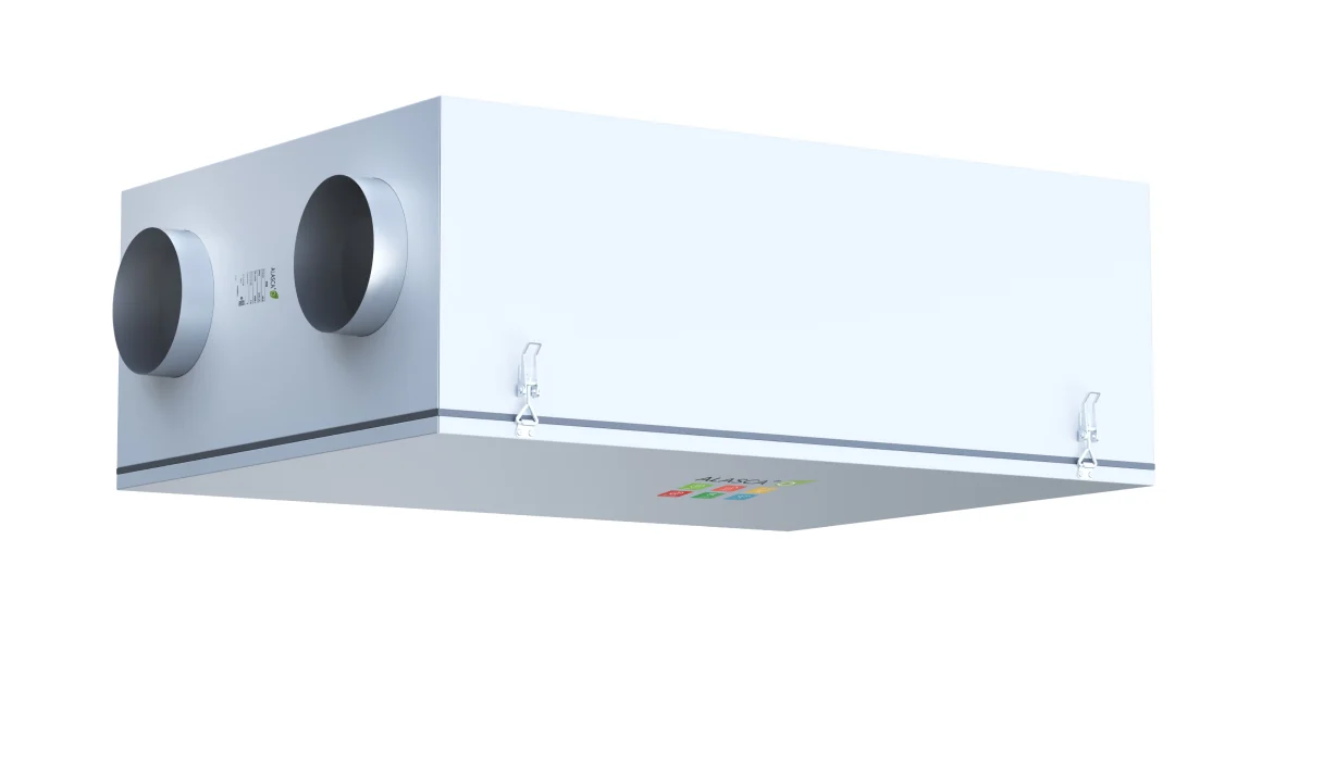 RR300F EC E, Вентиляционная установка Alasca RR компактная с двойным роторным рекуператором