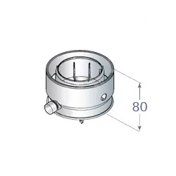 HR38. Переходник воздух/дымовые газы 80/125 мм — иконка