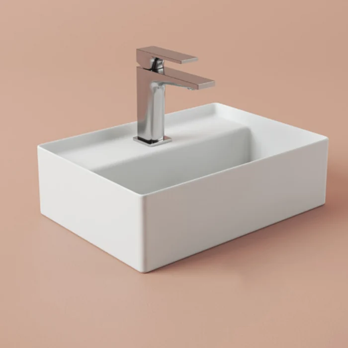 Раковина, Artceram, Scalino, шгв 380*270*115, отверстия для смесителя-1, цвет-белый глянцевый (Товар заказной, возврату не подлежит)
